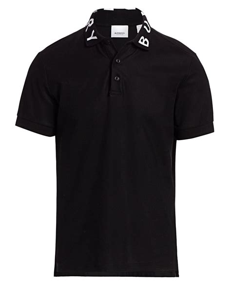 burberry ryand branded collar polo